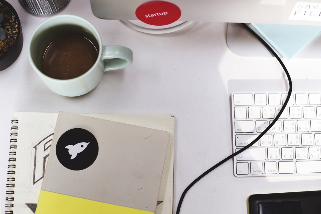Notebook With Startup Brand Logo Creative Design Ideas